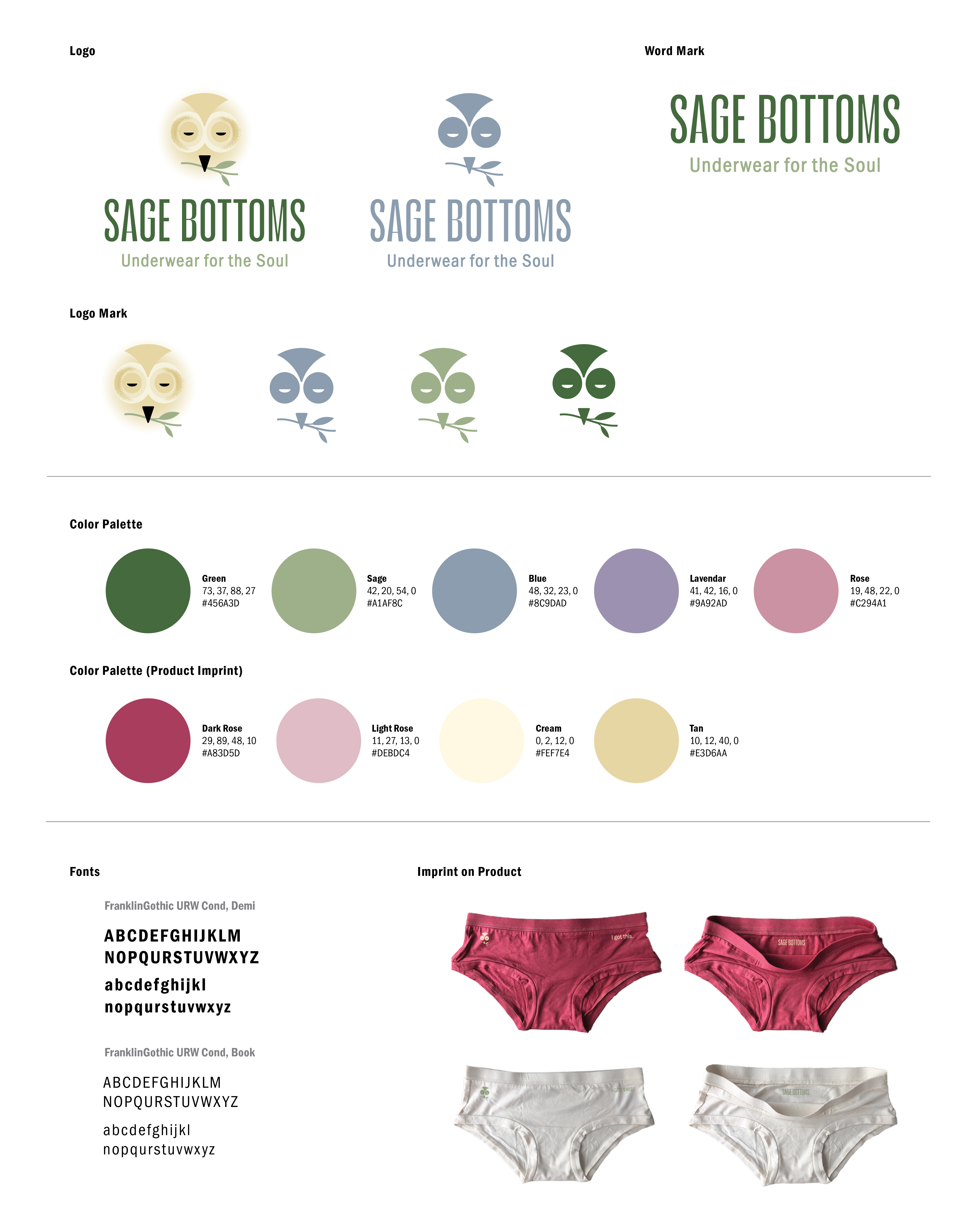 Sage Bottoms — Brand Application
