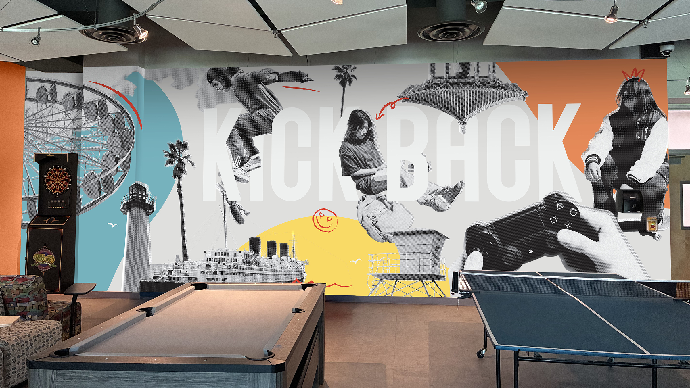 Long Beach City College — Wall Graphics