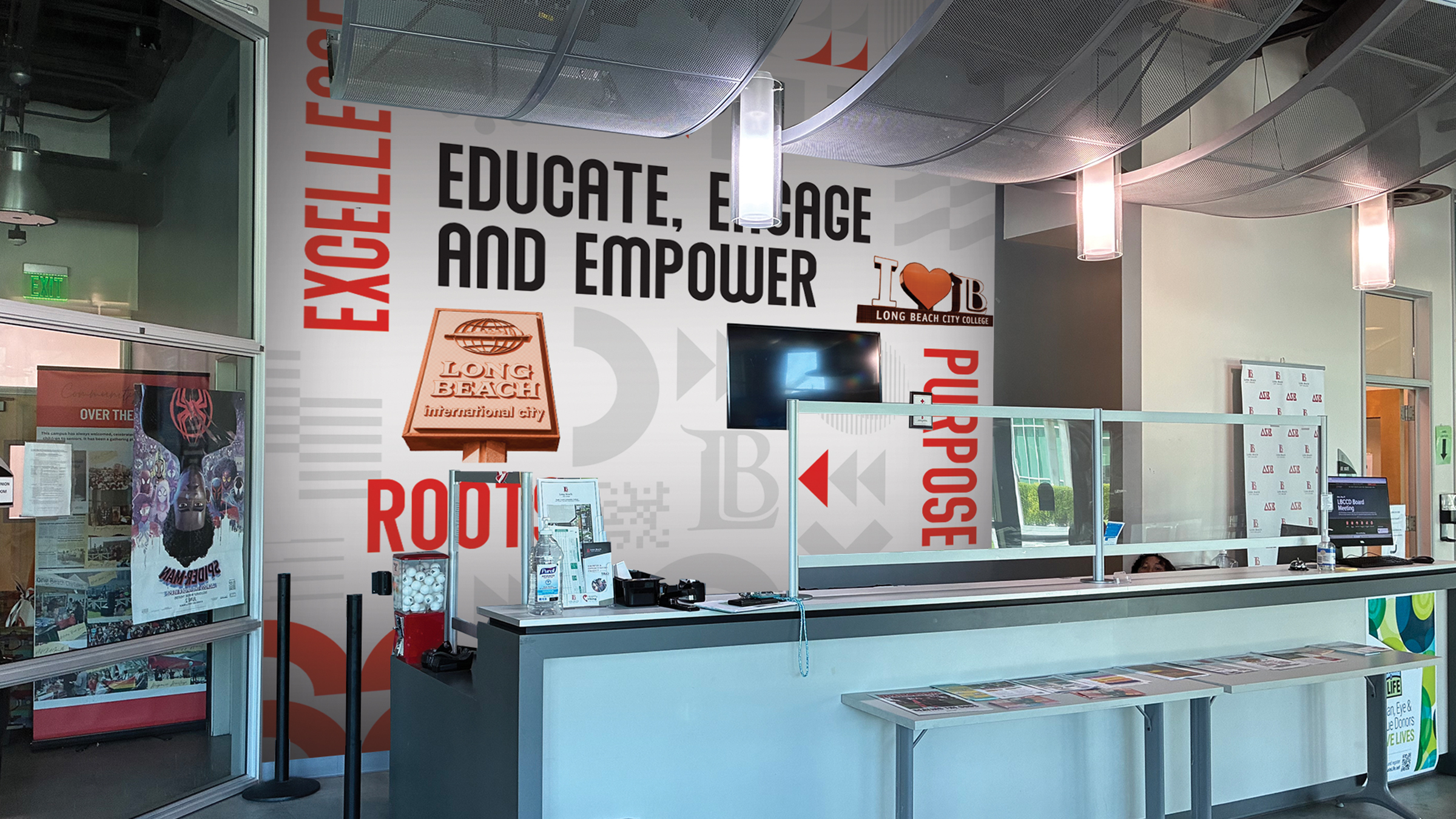 Student Union – Reception Desk – Final Wall Design