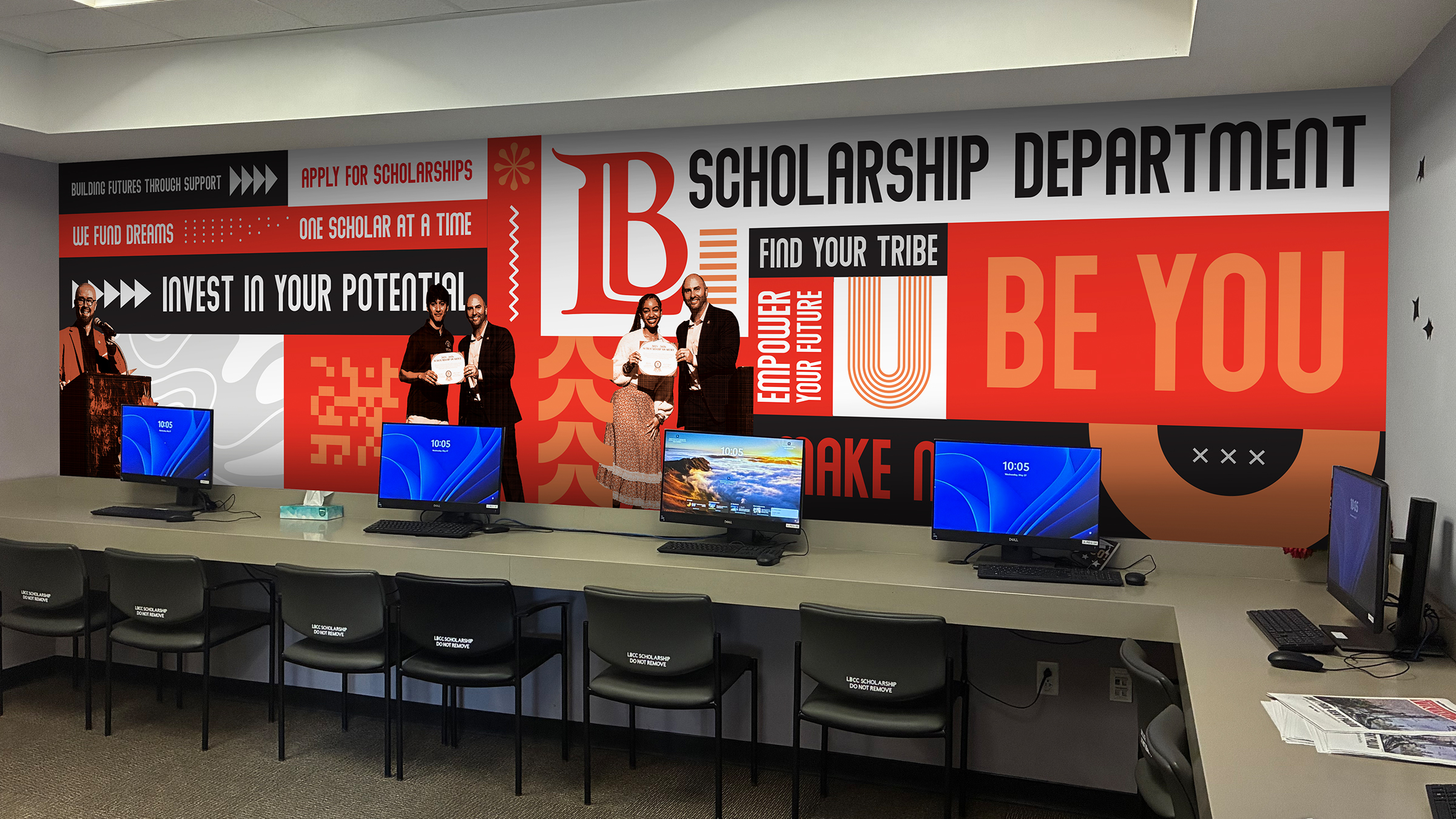 Scholarship Department – Final Wall Design