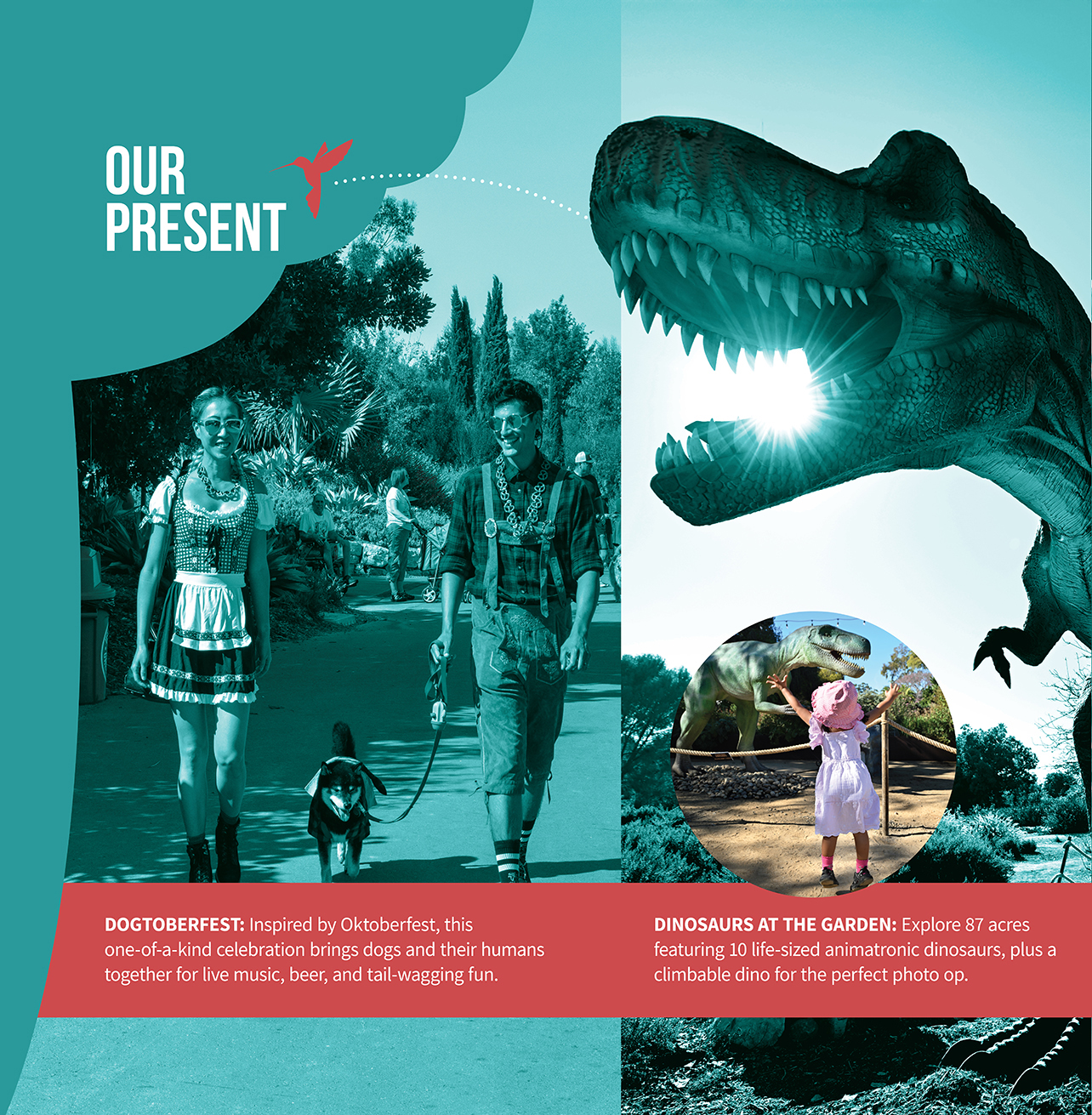 South Coast Botanic Garden — Main Entrance Timeline Graphic